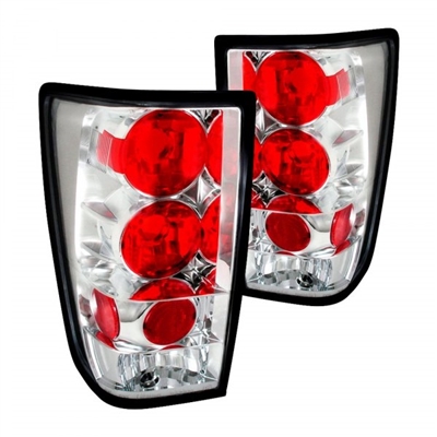 2004 - 2015 Nissan Titan Euro Style Tail Lights - Chrome
